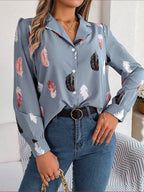 Button Up Printed Collared Neck Shirt (8)