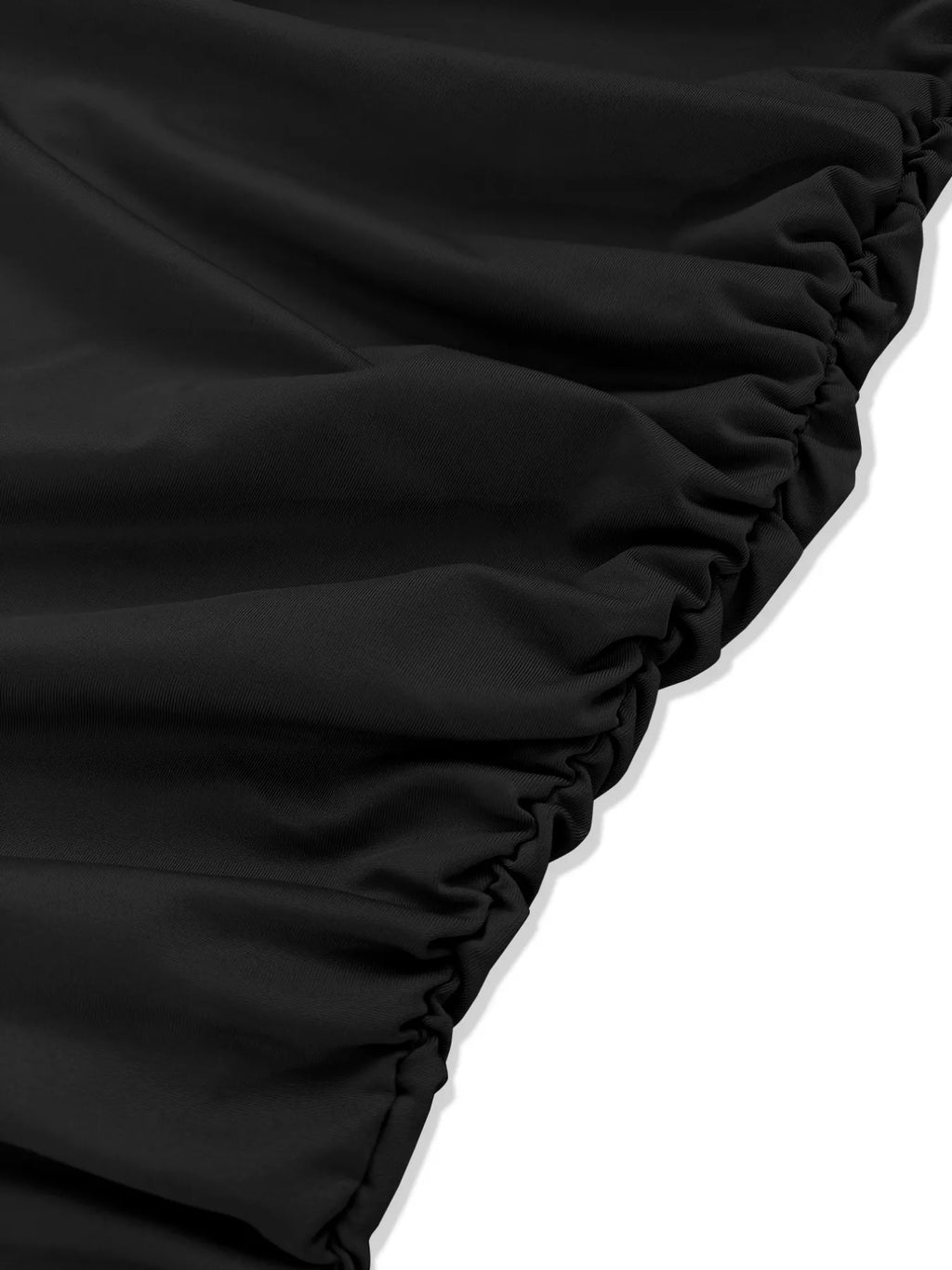 Draped V-neck Long Sleeve Bodycon Mini Dress (14)
