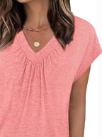 V-neck Relaxed Fit T-shirt (12)