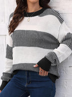 Full Size Round Neck Drop Shoulder Sweater (8)