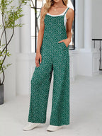 Full Size Floral Print Wide Leg Spaghetti Strap Overalls (14)