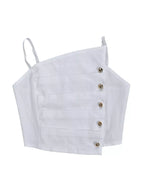 Decorative Button Smocked Back Cami Wide Leg Pants Set (10)