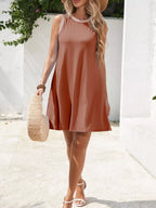 Sleeveless Casual Flowy Mini Dress (18)