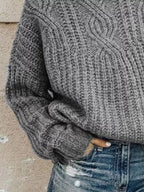 Turtleneck Long Sleeve Sweater (11)