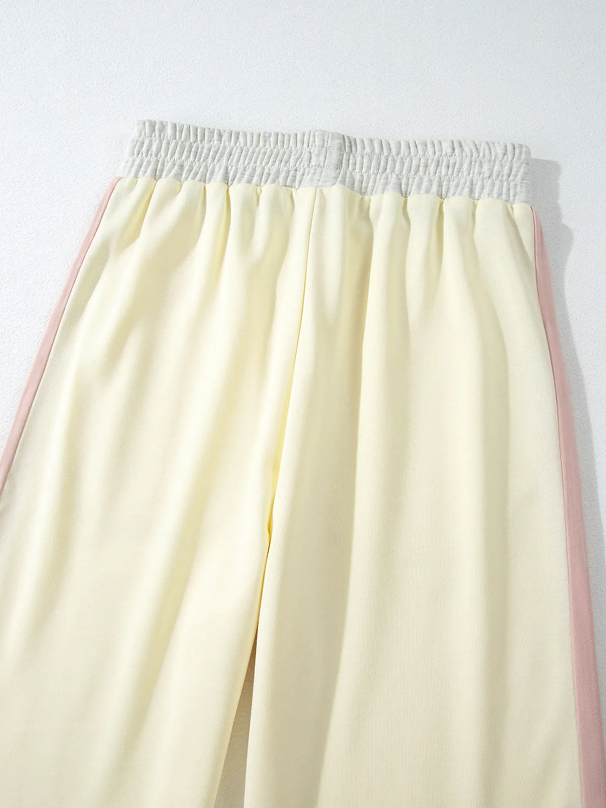 Block Round Neck Top Pants Set (13)