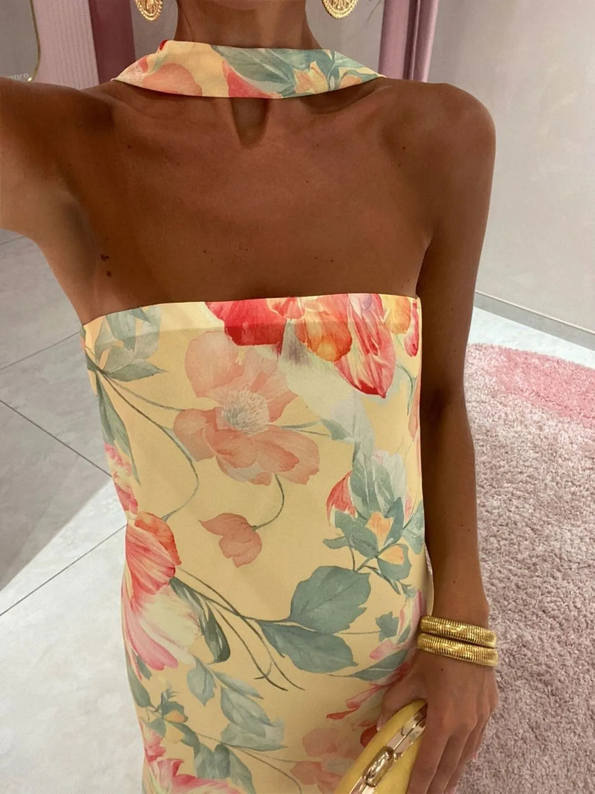 Printed Tube Maxi Dress (22)
