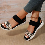Pu Leather Open Toe Low Heel Sandals (14)