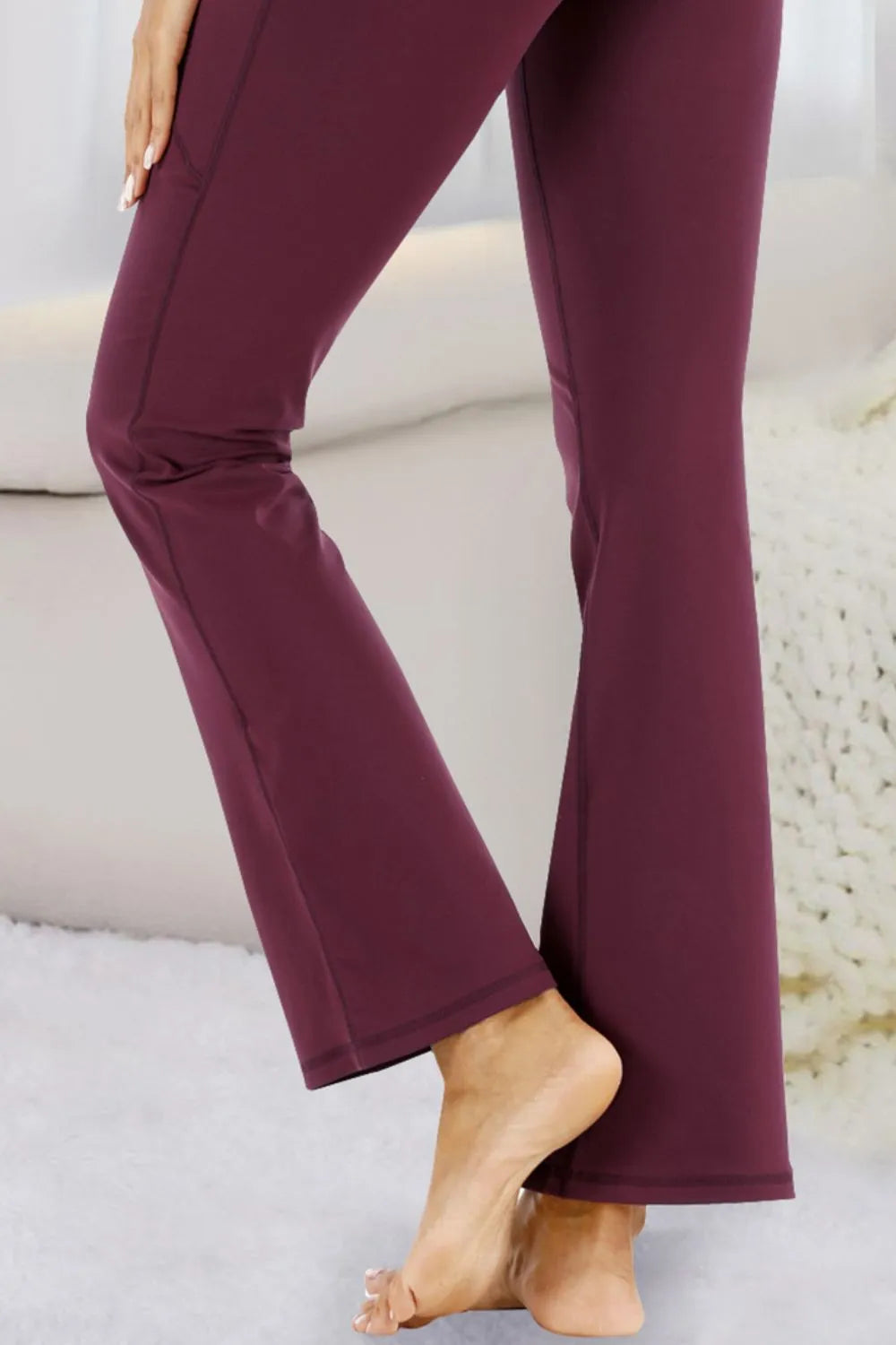 Pocketed High Waist Active Pants (13)