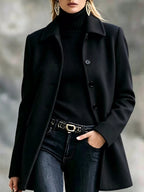 Single-breasted Longline Coat
