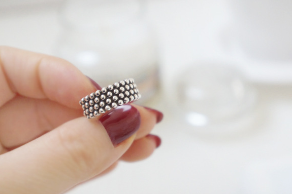 Vintage Polka Dot Ring photo 3