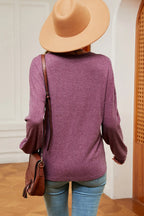 V-neck Dropped Shoulder T-shirt (16)