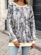 Camouflage Print Crewneck Sweatshirt (15)