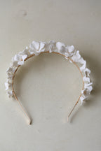Bridal Simple Ceramic Flower Headband photo 1