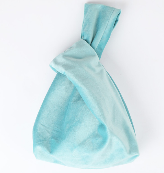 Silk Satin Knot Handbag variant CJBHNSNS11299-Blue