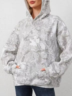 Full Size Kangaroo Pocket Long Sleeve Hoodie Plus (2)