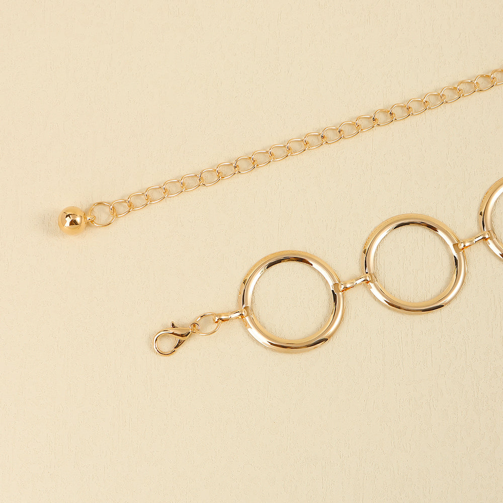 Circle Metal Chain Belt photo 3