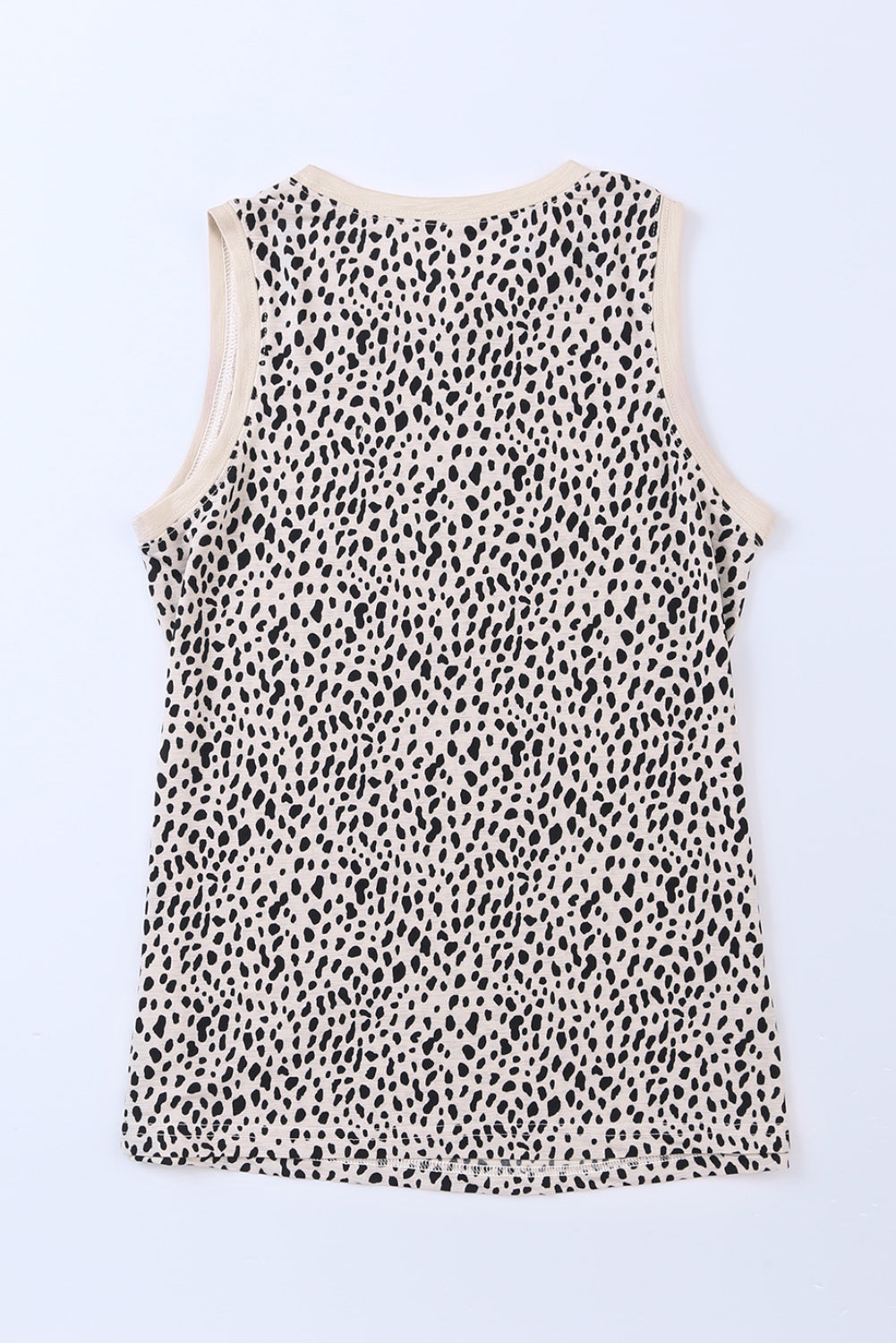 Printed Round Neck Tank Top (15)