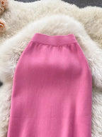 Slit Knit Midi Skirt (3)