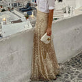 Sequin Long Skirt variant CJQZ194816301AZ|CJQZ194816302BY|CJQZ194816303CX|CJQZ194816304DW|CJQZ194816305EV|CJQZ194816306FU
