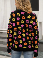 Floral Crew Neck Sweater (12)