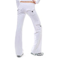 Elastic Waist Button Pocket Yoga Pants variant CJNSXZKT00317-white-S|CJNSXZKT00317-white-XS|CJNSXZKT00317-white-XL|CJNSXZKT00317-white-XXXL|CJNSXZKT00317-white-XXL|CJNSXZKT00317-white-M|CJNSXZKT00317-white-L|CJNSXZKT00317-white-4XL|CJNSXZKT00317-white-5XL