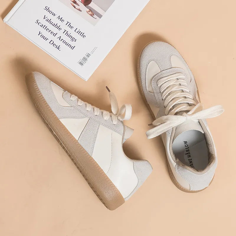 Lace Up Round Toe Sneakers (2)
