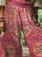 Full Size Floral Wide-leg Pants Plus (8)