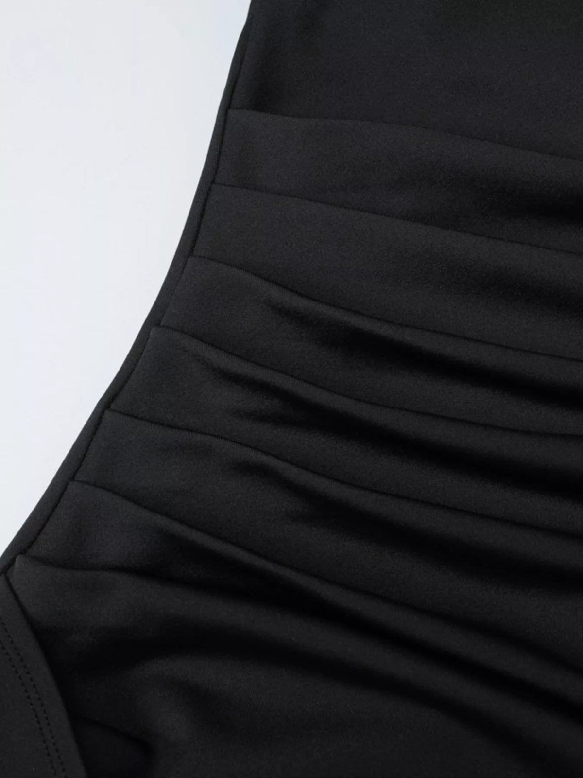 Ruched High-slit Maxi Dress (3)