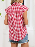 Gingham Button-down Shirt (5)