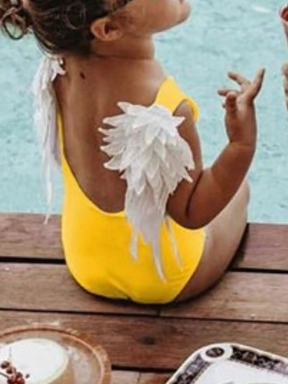Backless Wide Strap Parent-child Swimwear (4)