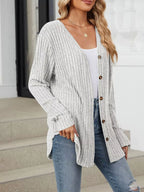 Ribbed Button-up Cardigan (19)