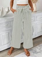 Full Size Striped Wide Leg Paper Bag Pants Plus (11)