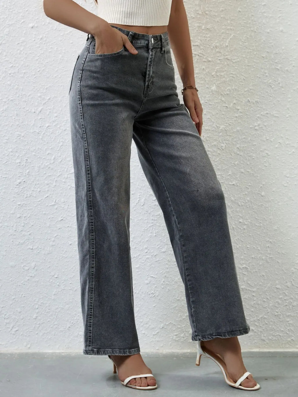 High Rise Wide Leg Jeans (11)