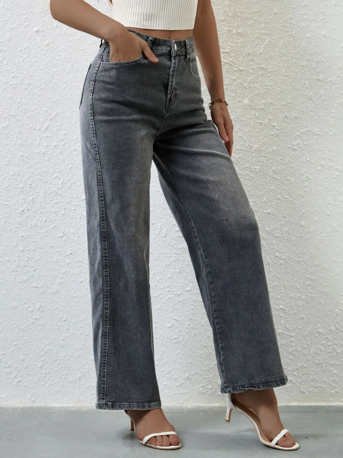 High Rise Wide Leg Jeans (11)