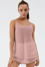 Scoop Neck Spaghetti Strap Knit Cami (14)