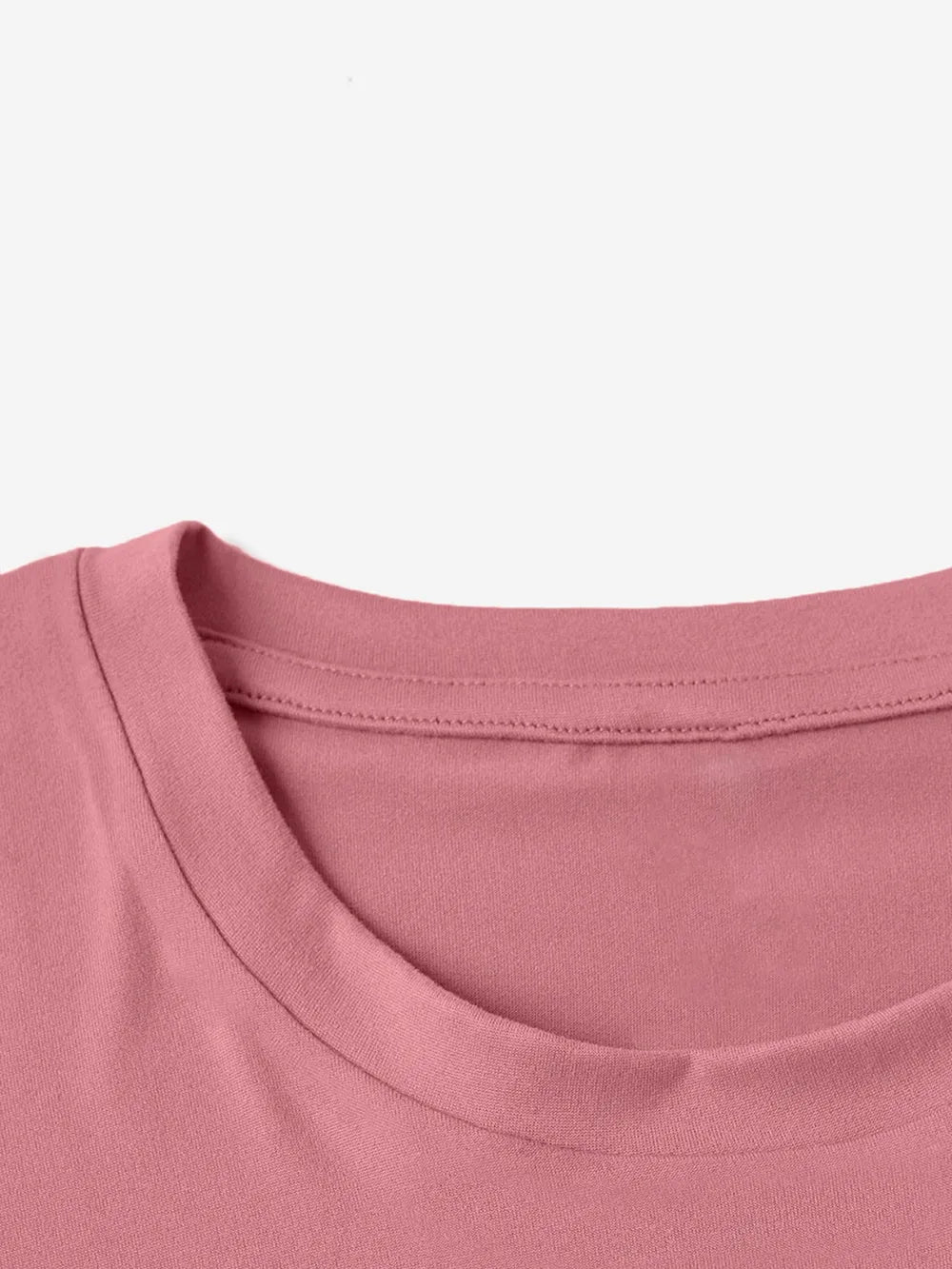 Graphic Heart Round Neck Short Sleeve T-shirt (18)