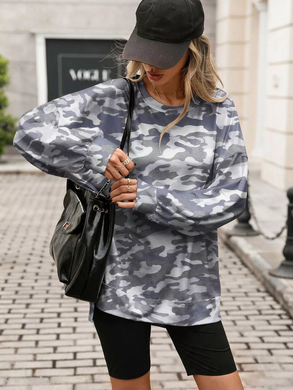 Printed Round Neck Sweatshirt (23)