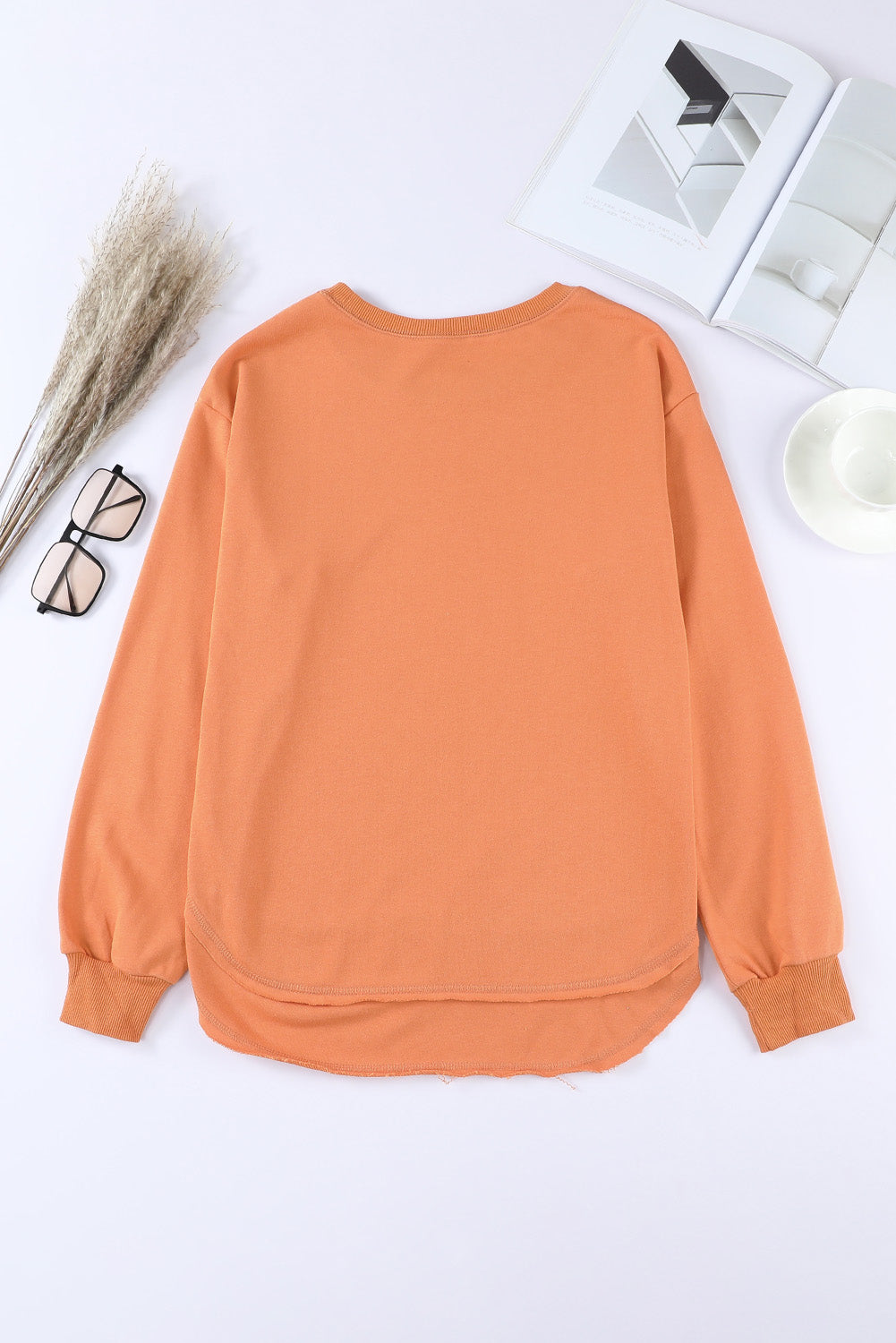 Side Slit Drop Shoulder Sweatshirt (14)
