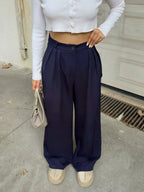 High-waisted Pleated Wide-leg Pants (26)