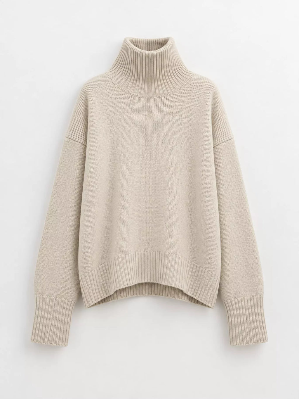 Oversized Turtleneck Wool Sweater (22)