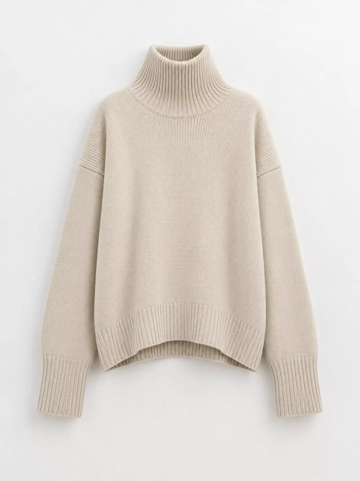 Oversized Turtleneck Wool Sweater (22)