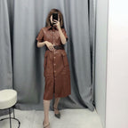 Pu Faux Leather Dress photo 6