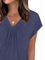 V-neck Relaxed Fit T-shirt (10)