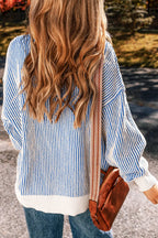 Round Neck Dropped Shoulder Sweater (2)