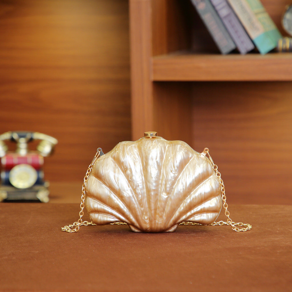 Shell Multicolor Chain Shoulder Messenger Bag photo 1