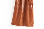 Pu Faux Leather Dress photo 1