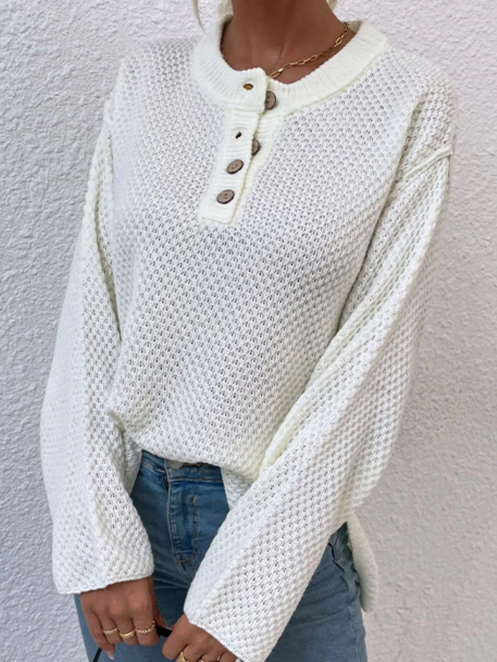 Button Detail Long Sleeve Knit Top (24)