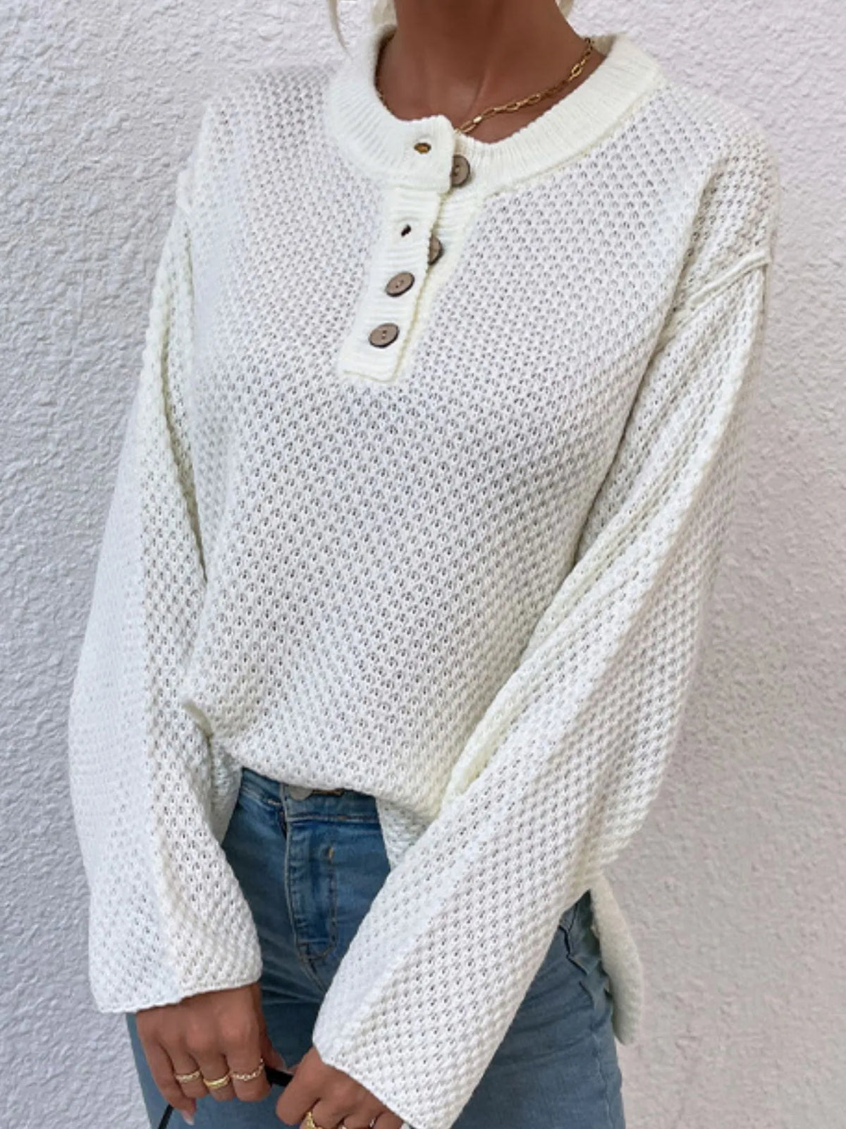 Button Detail Long Sleeve Knit Top (24)