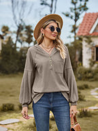 Dropped Shoulder Button-down Hoodie (14)