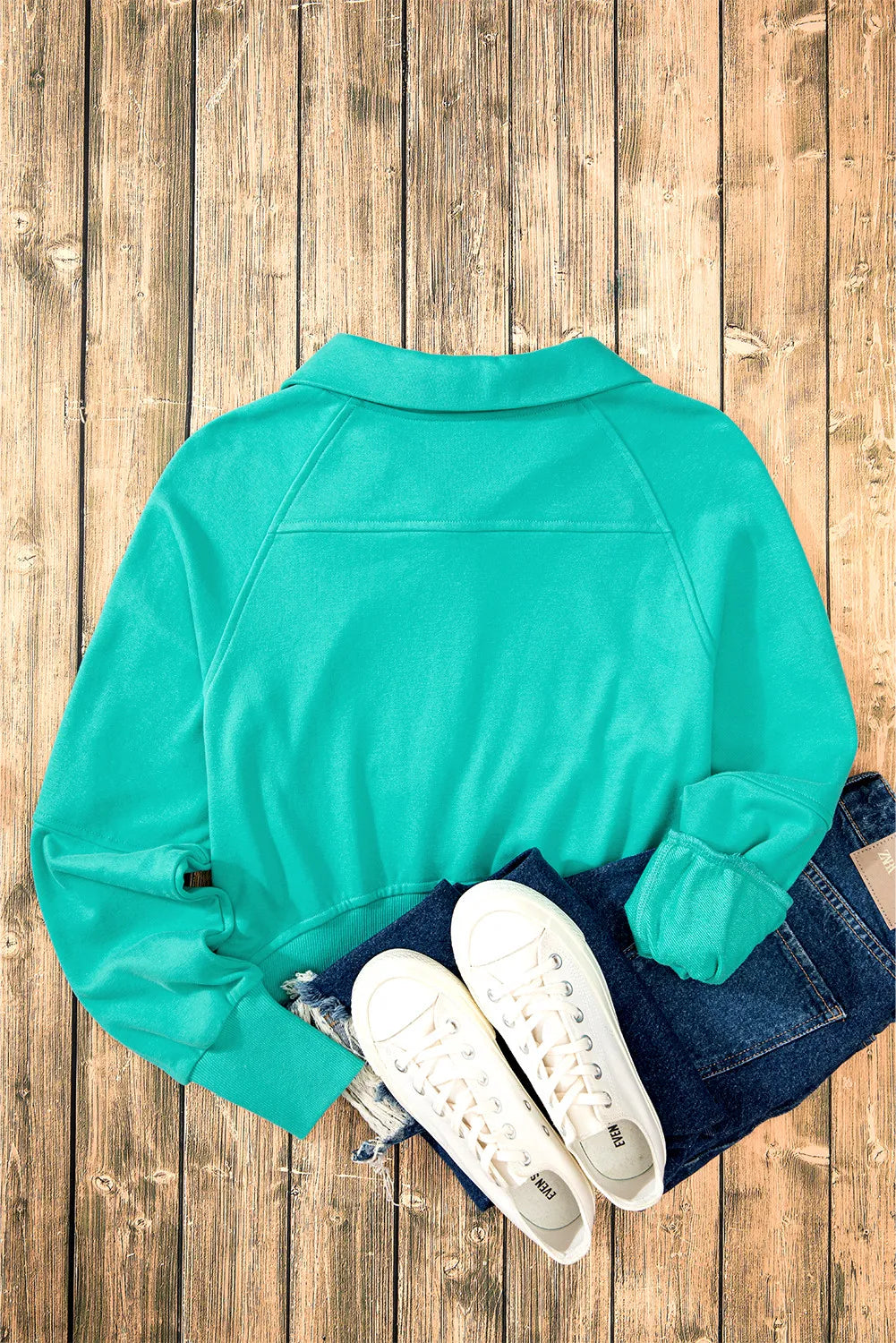 Half Zip Long Sleeve Sweatshirt (28)